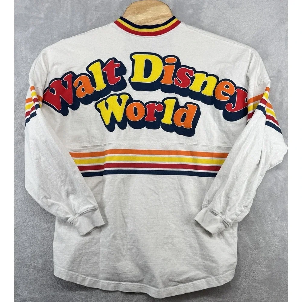 Walt Disney World Est 1971 Retro Spirit Jersey Longsleeve Shirt Men's‎ Size M